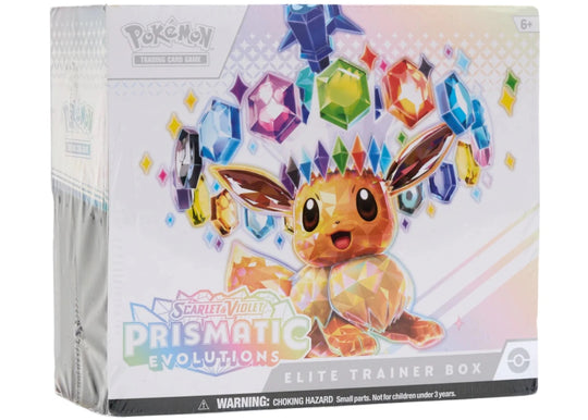 Pokémon Scarlet &amp; Violet Prismatic Evolutions Elite Trainer Box - Pokemon - Jawns on Fire Sneakers &amp; Shoes