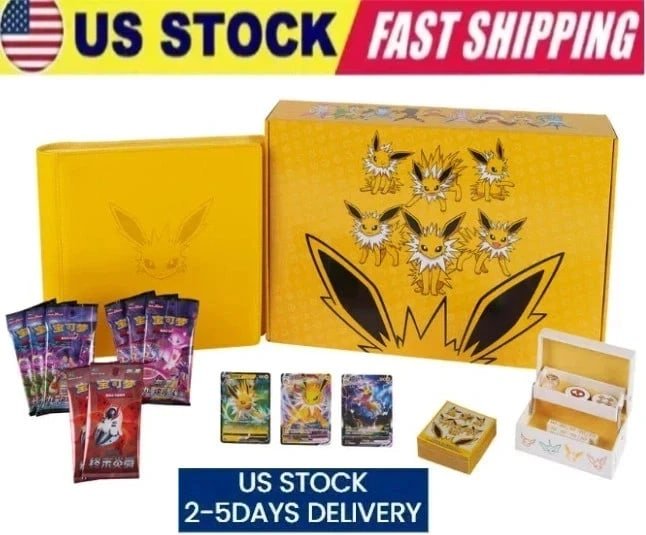 Pokemon TCG S-Chinese 2024 Eevee GX Gift Box Jolteon Box Exclusive New &amp; Sealed - Pokemon - Jawns on Fire Sneakers &amp; Shoes