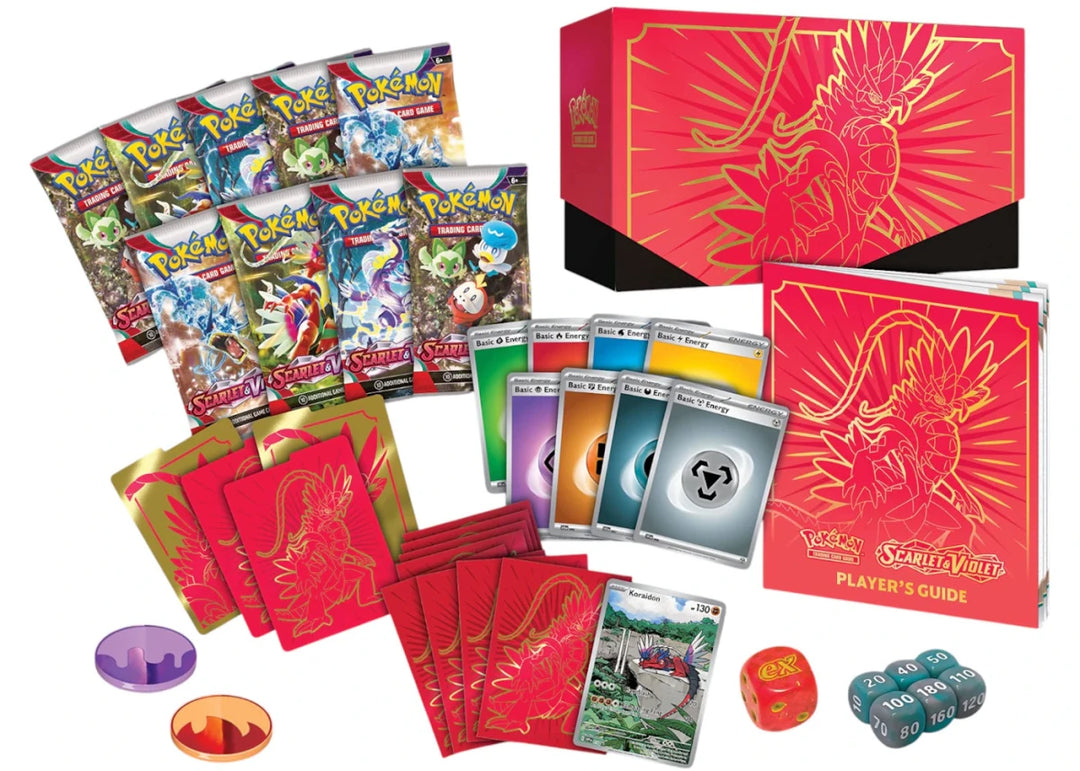 Pokémon TCG Scarlet &amp; Violet Koraidon Elite Trainer Box - Pokemon - Jawns on Fire Sneakers &amp; Shoes
