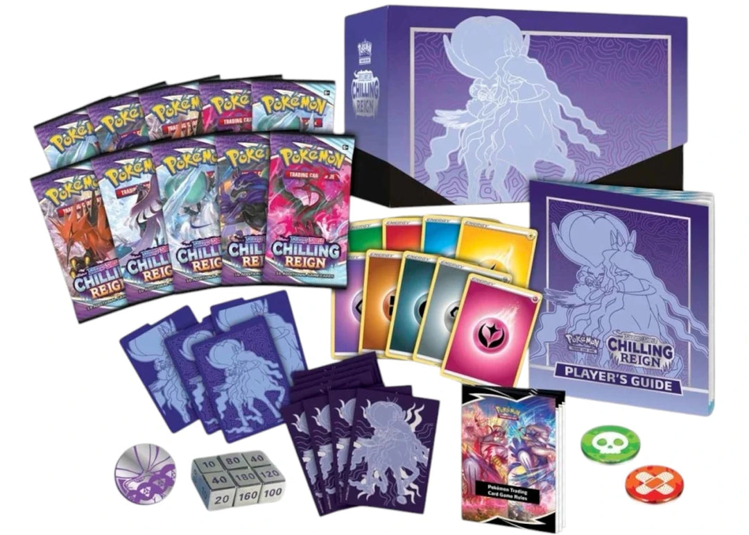 Pokémon TCG Sword & Shield Chilling Reign (Pokémon Center Exclusive) Elite Trainer Box (Shadow Rider Calyrex) - Pokemon - Jawns on Fire Sneakers & Shoes
