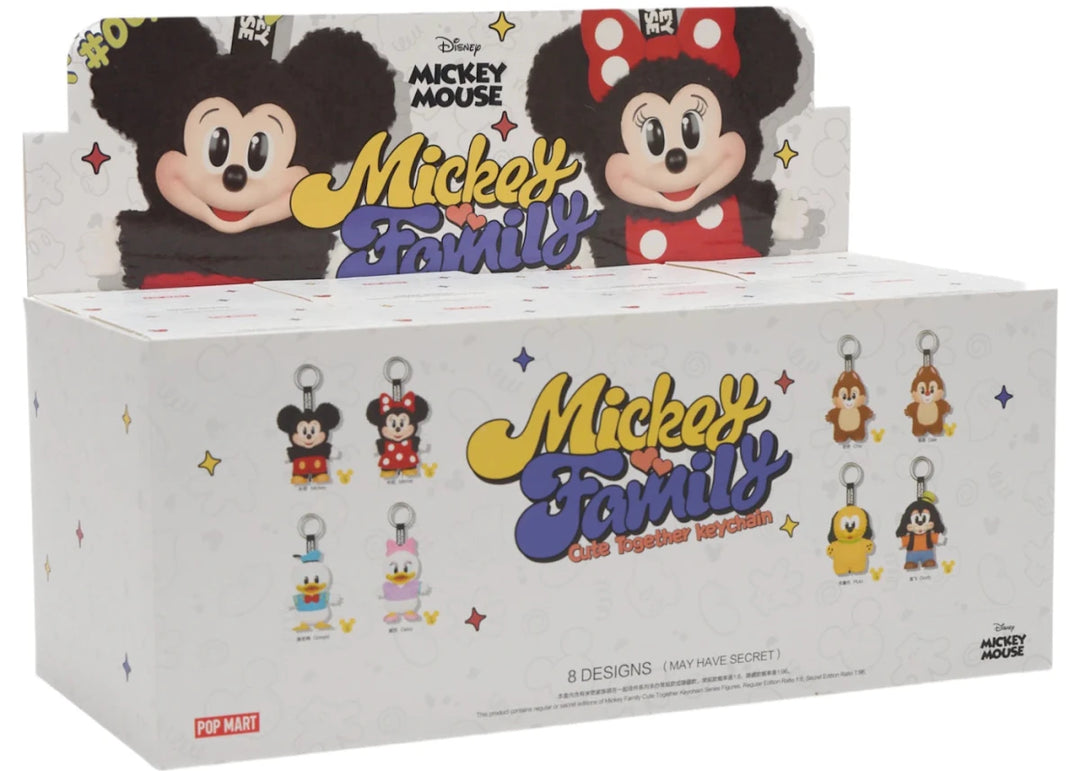 Pop Mart Disney Mickey Family Together Series Plush Keychain Sealed Case 1 Blind Box - Collectibles - Jawns on Fire Sneakers & Shoes