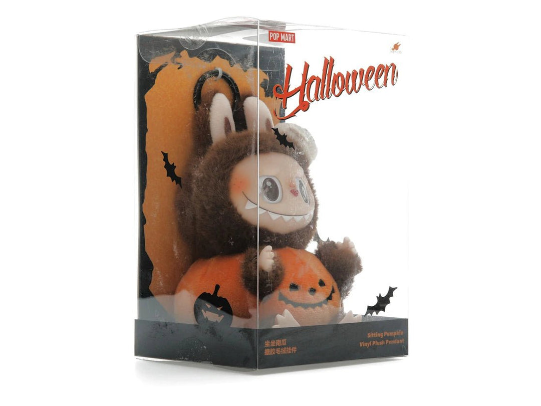 Pop Mart Labubu Happy Halloween Party Series-Sitting Pumpkin Vinyl Plush Pendant - Collectibles - Jawns on Fire Sneakers & Shoes