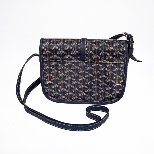 Goyard PM Belvédère Messenger Navy Crossbody Bag