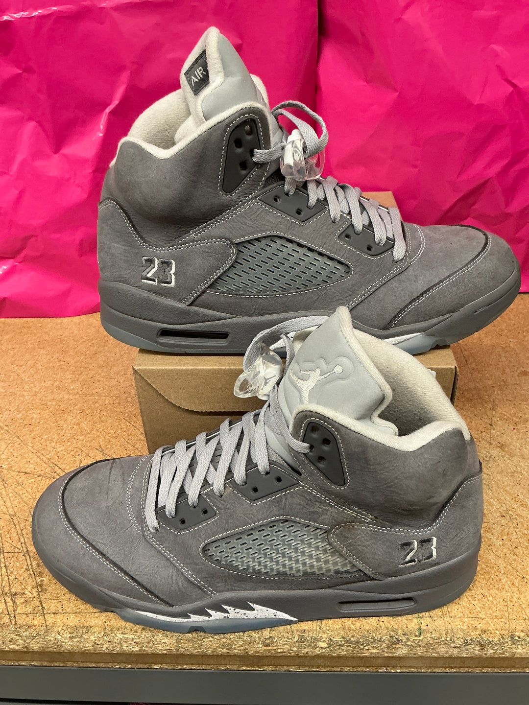 Jordan 5 Wolf Grey Men 12 Used