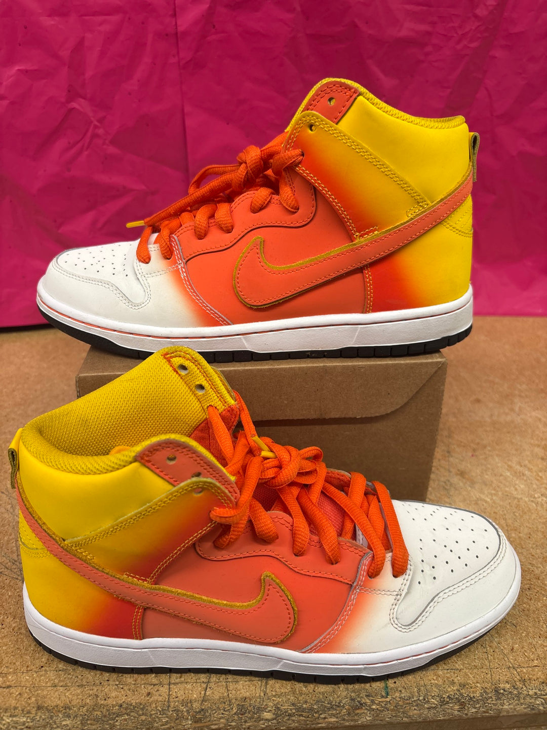 Nike SB High Candy Corn Mens 9 Used No Box