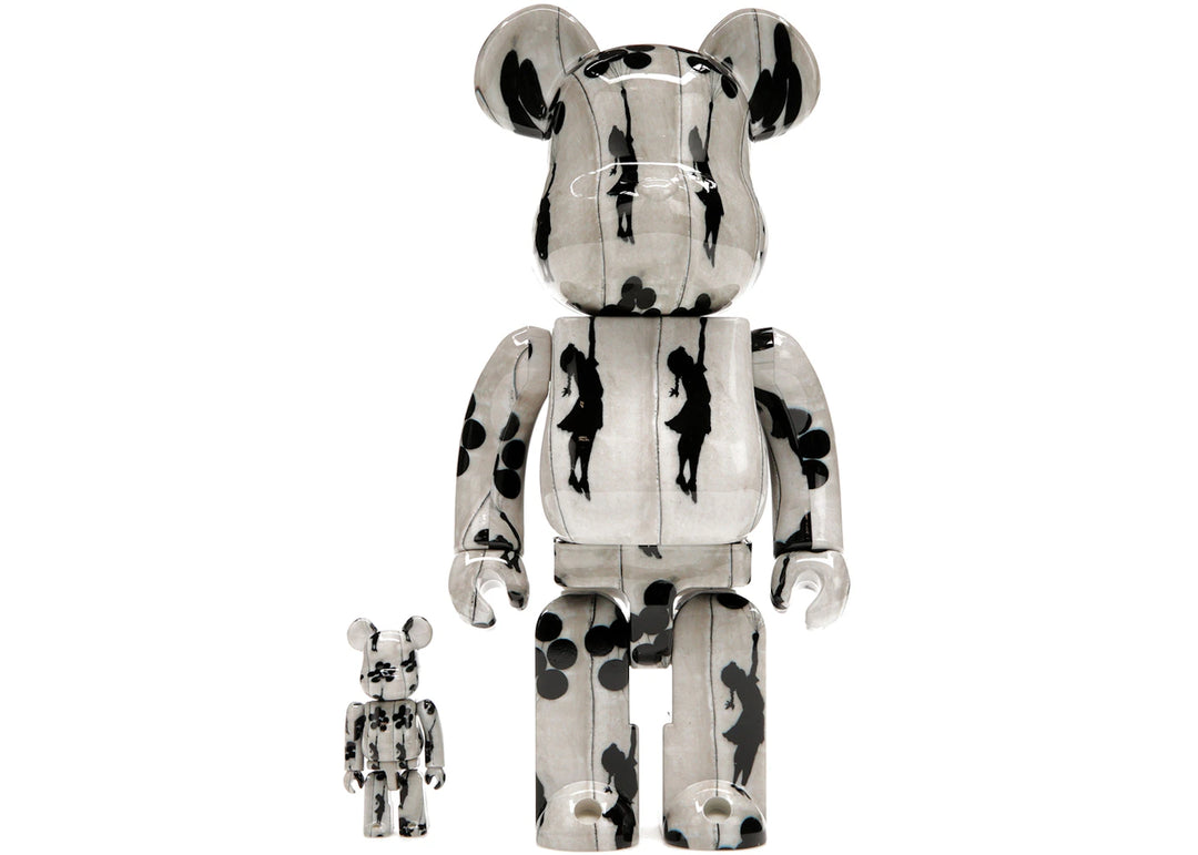 Bearbrick Flying Balloons Girl 100% &amp; 400% Set