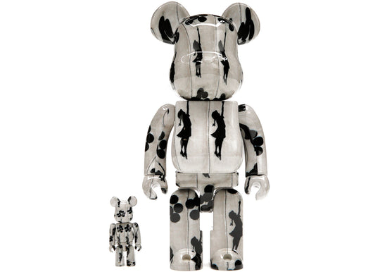Bearbrick Flying Balloons Girl 100% &amp; 400% Set