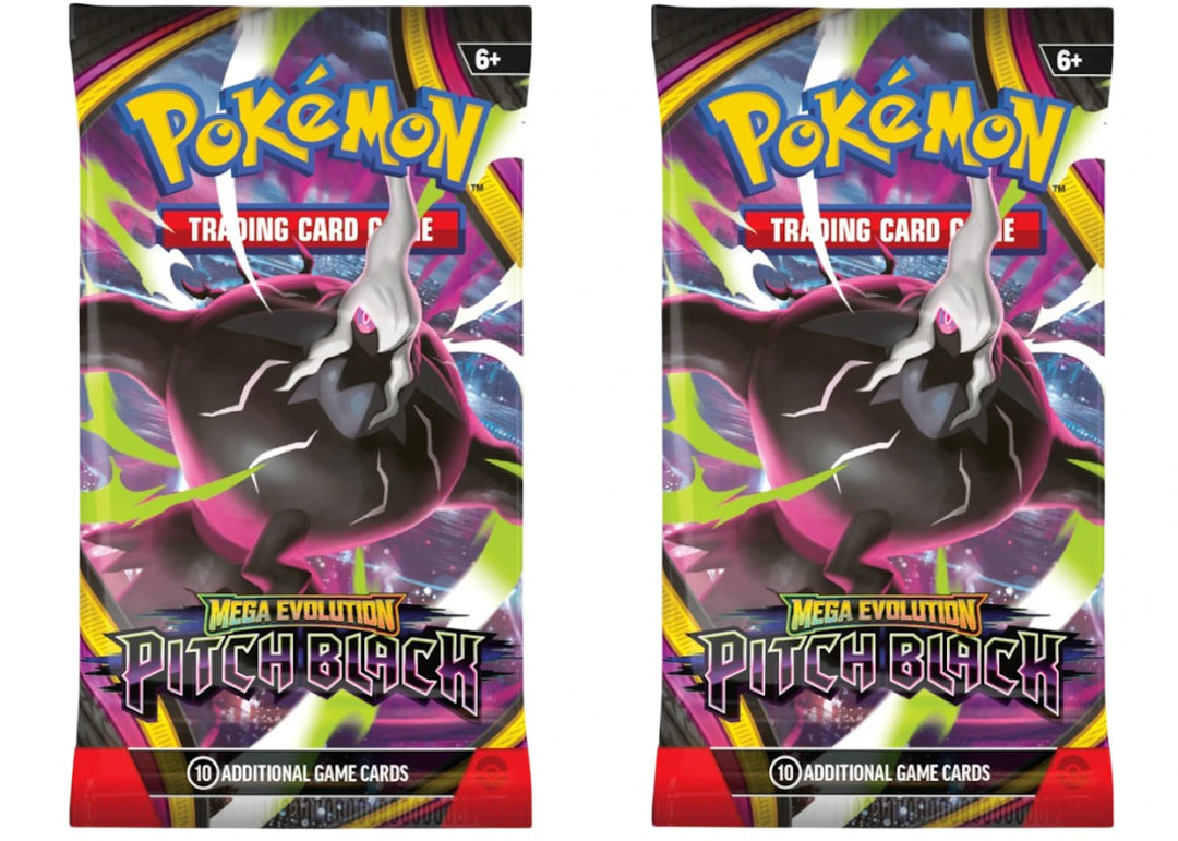 2026 Pokémon Mega Evolution Pitch Black Booster Pack (Random Pack Art) (One Pack)