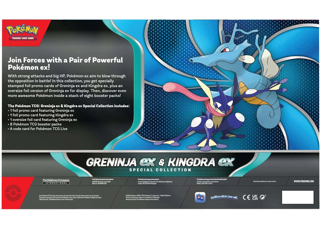 Pokémon Greninja & Kingdra ex Special Collection Box