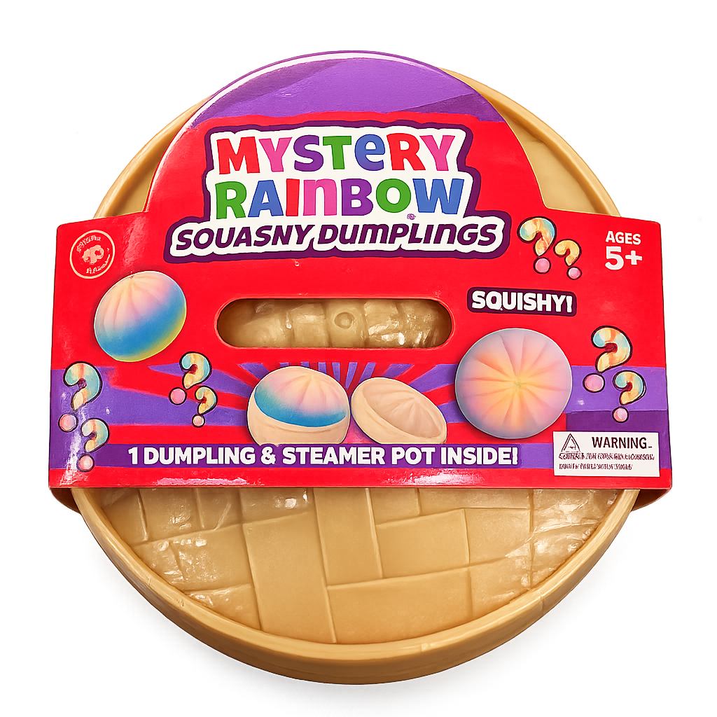 Rainbow Squashy Dumplings - Sensory Toys - Jawns on Fire Sneakers & Shoes
