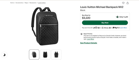Louis Vuitton Michael Backpack NV2 Black