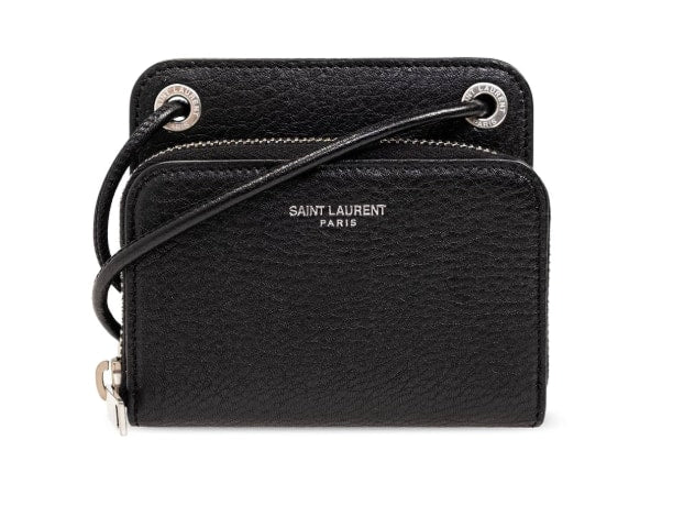 Saint Laurent Lanyard Wallet Nero