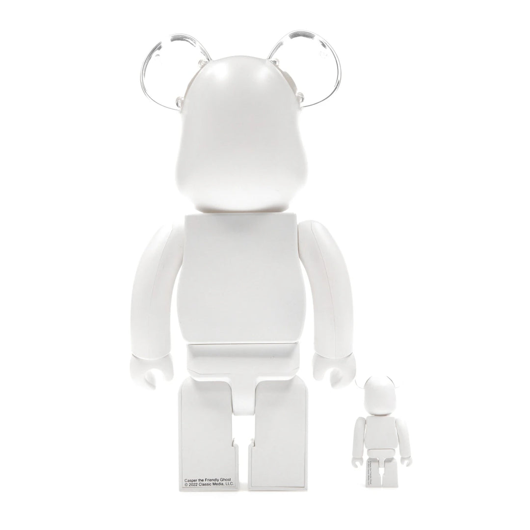 Bearbrick Casper the Friendly Ghost 100% & 400% Set White No Box