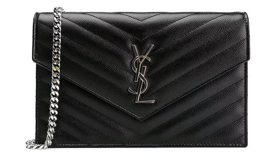 Saint Laurent Envelope Chain Wallet - Handbags - Jawns on Fire Sneakers & Shoes