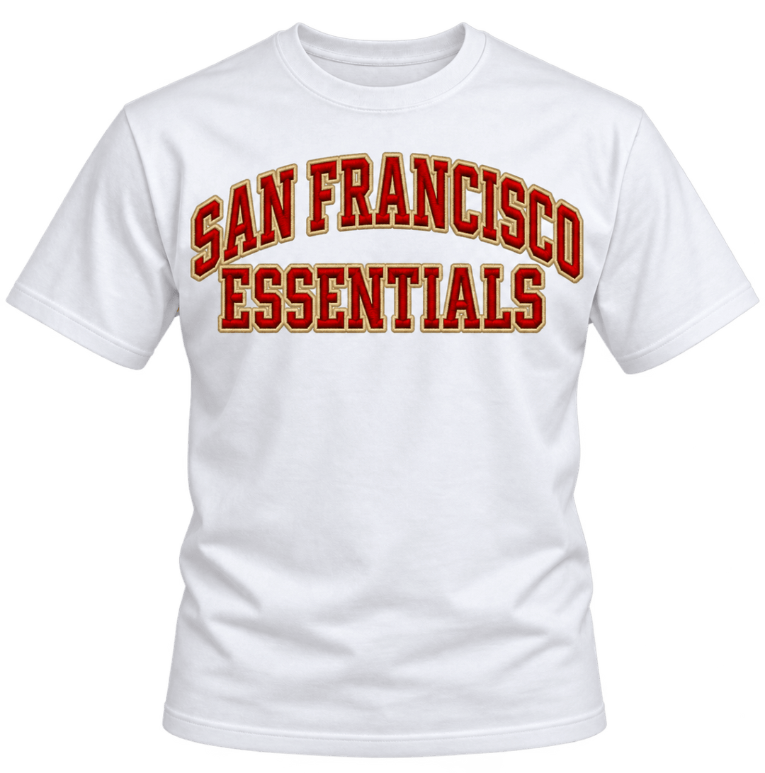 San Francisco Essentials T-Shirt – White – 49ers | Jawns on Fire - T-Shirt - Jawns on Fire Sneakers &amp; Shoes