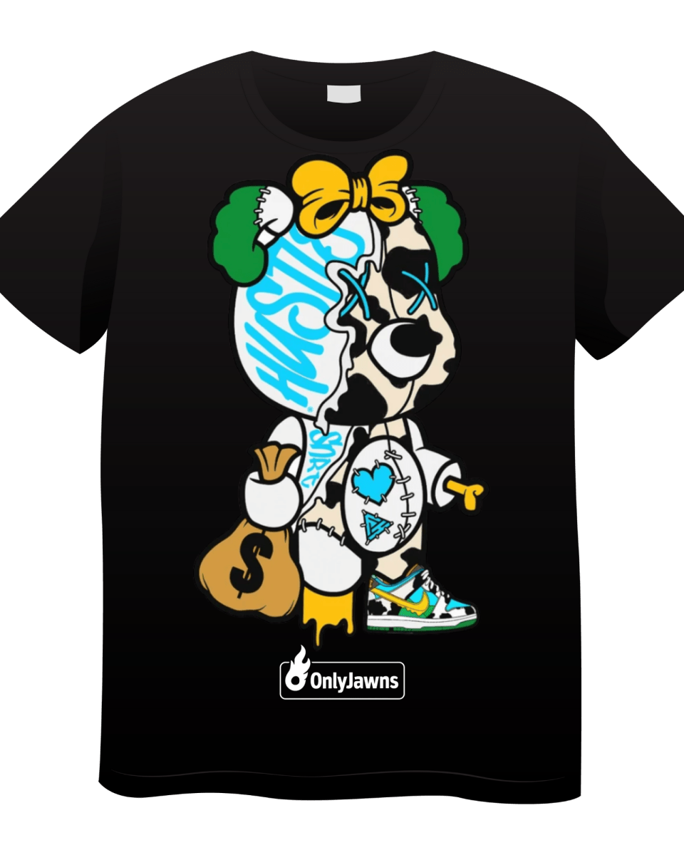 SB Dunk Chunky Monkey Money Bag Bear - Original Jawns - Black T-Shirt - T-Shirt - Jawns on Fire Sneakers & Shoes