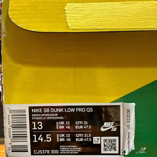 SB Dunk Low Grateful Dead Bears Green - Sneakers - Jawns on Fire Sneakers & Shoes