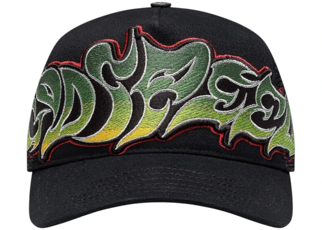 Godspeed GS Neo Trucker Hat Black/Yellow/Red