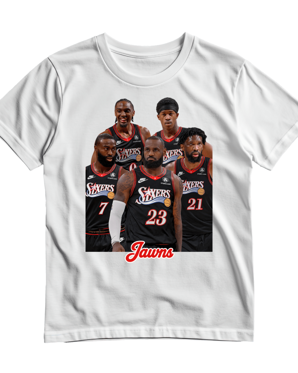 Sixers Squad - Only Jawns T-Shirt - T-Shirt - Jawns on Fire Sneakers &amp; Shoes