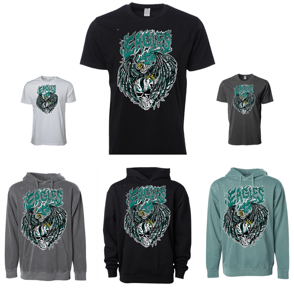 Skeleton Birds - Custom Original Jawns Gear - Short Sleeve - Jawns on Fire Sneakers & Shoes