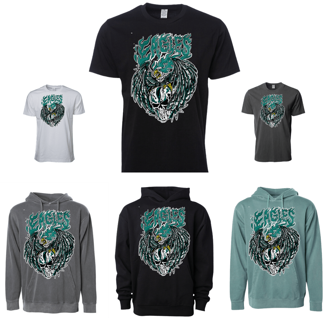 Skeleton Birds - Custom Original Jawns Gear - Short Sleeve - Jawns on Fire Sneakers & Shoes