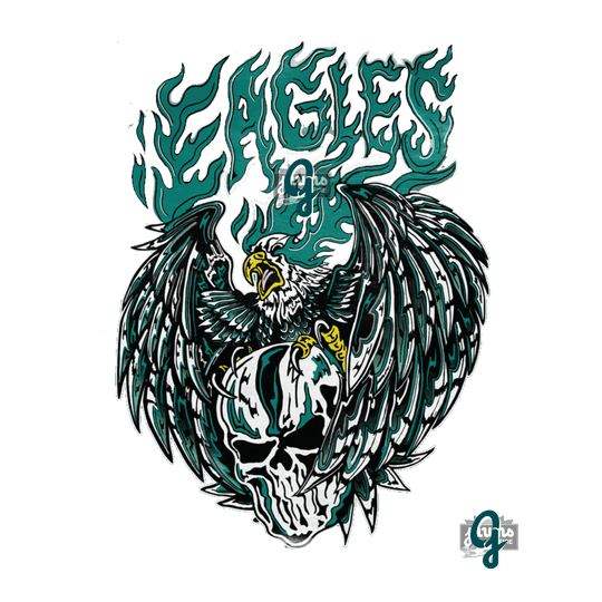 Skeleton Birds - Custom Original Jawns Gear - Short Sleeve - Jawns on Fire Sneakers & Shoes