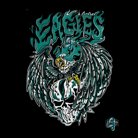 Skeleton Birds - Custom Original Jawns Gear - Short Sleeve - Jawns on Fire Sneakers & Shoes