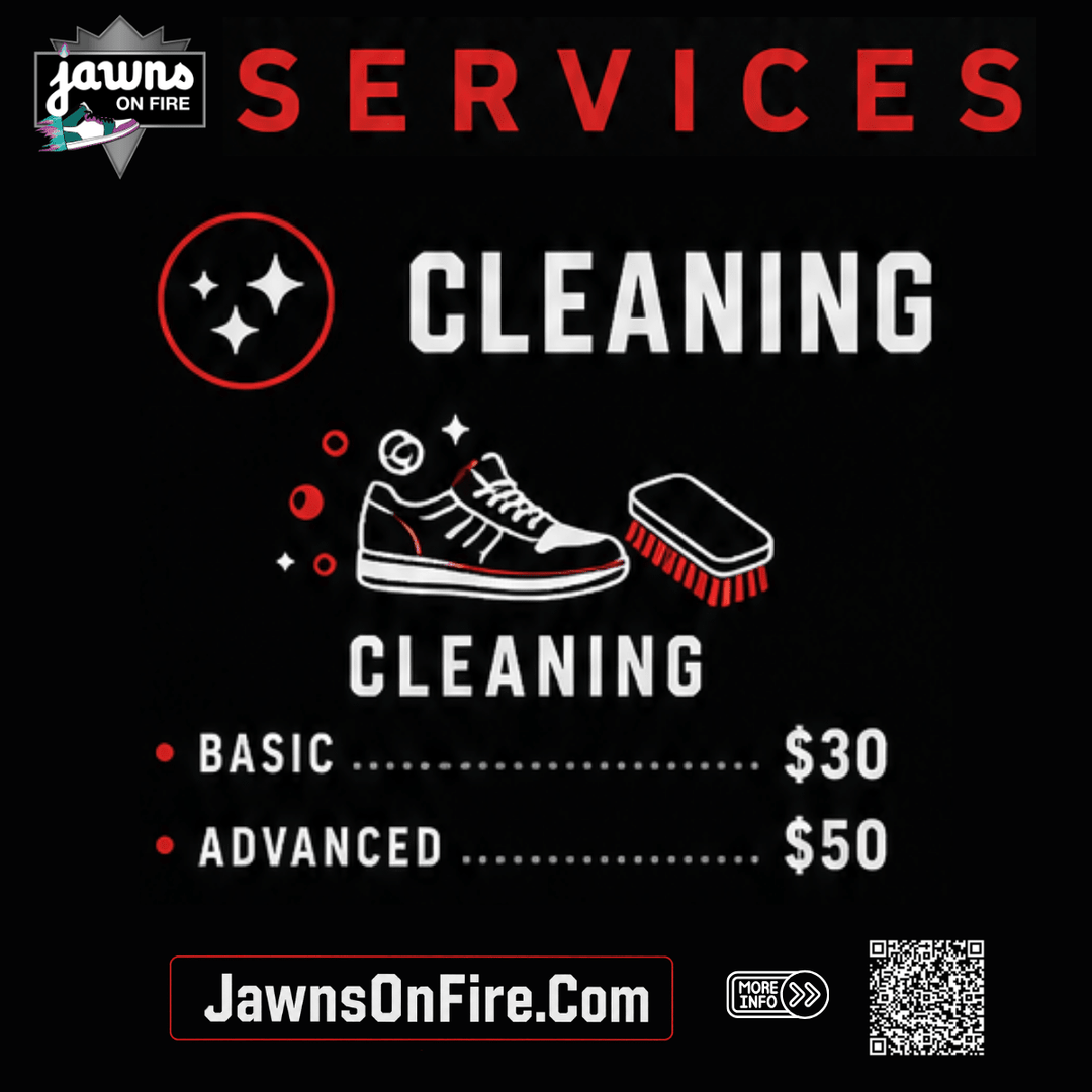Sneaker Cleaning Service - Services - Jawns on Fire Sneakers & Shoes