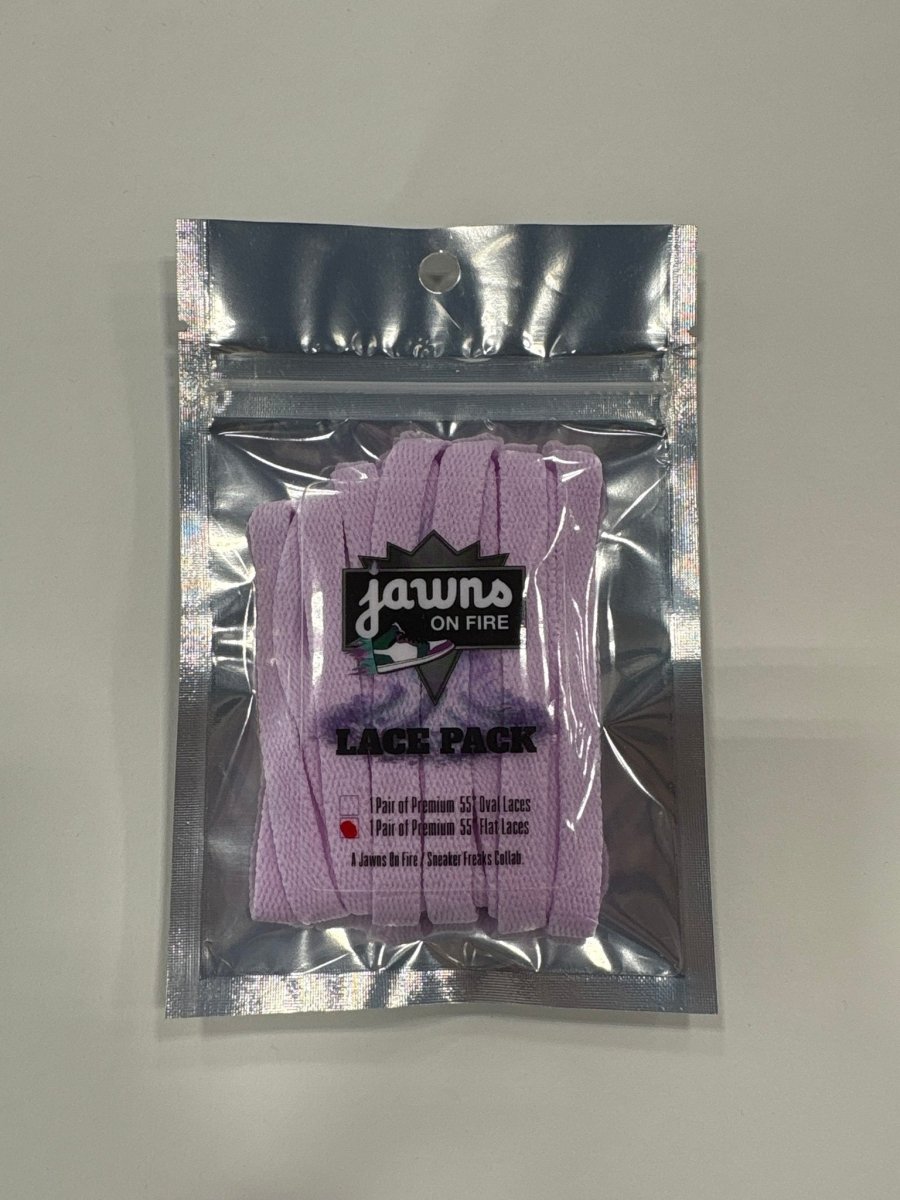 Sneaker Freak Flat Laces - Cherry Pink - Accessory - Jawns on Fire Sneakers &amp; Shoes