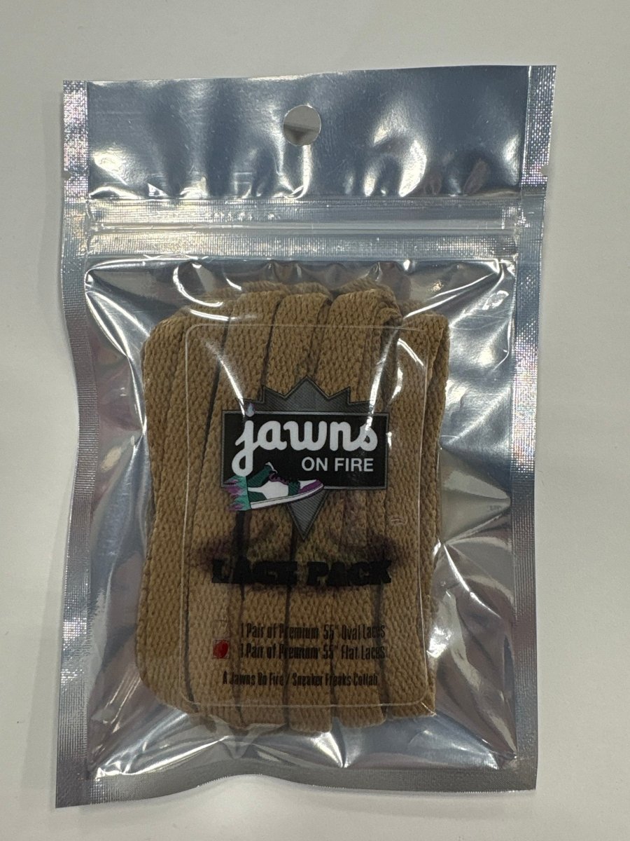 Sneaker Freak Flat Laces - Desert Storm - Accessory - Jawns on Fire Sneakers &amp; Shoes