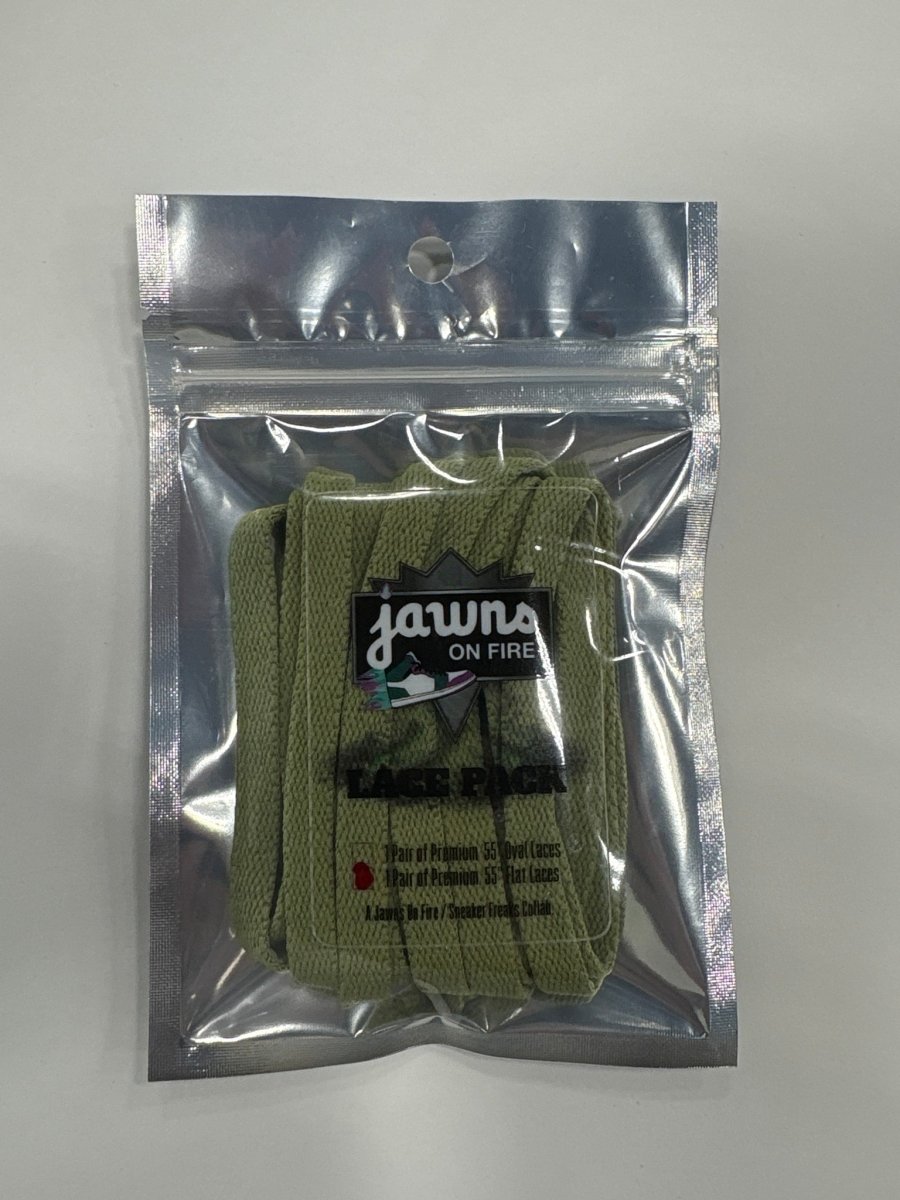 Sneaker Freak Flat Laces - Dirty Martini - Accessory - Jawns on Fire Sneakers &amp; Shoes