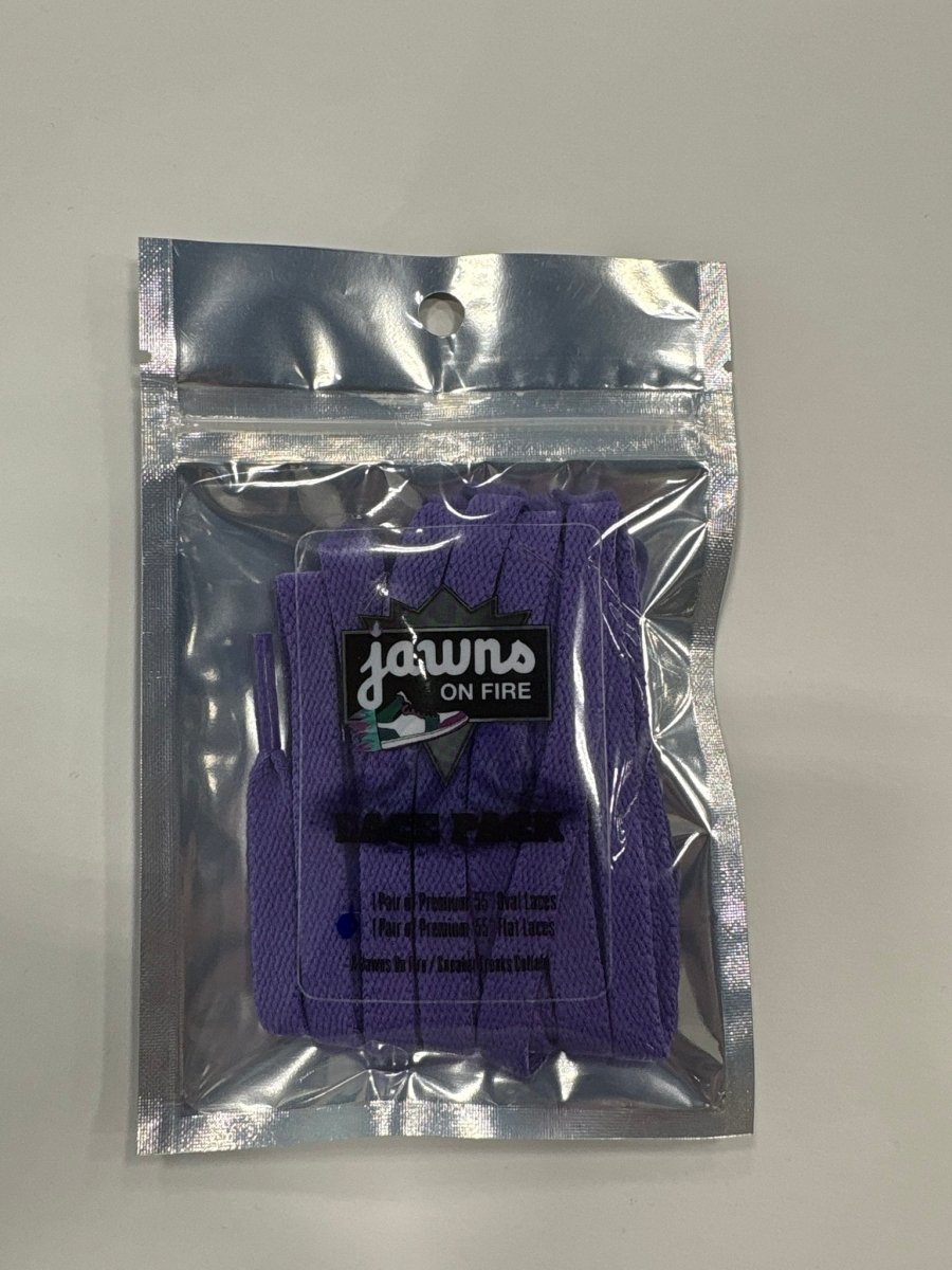 Sneaker Freak Flat Laces - Pale Purple - Accessory - Jawns on Fire Sneakers & Shoes