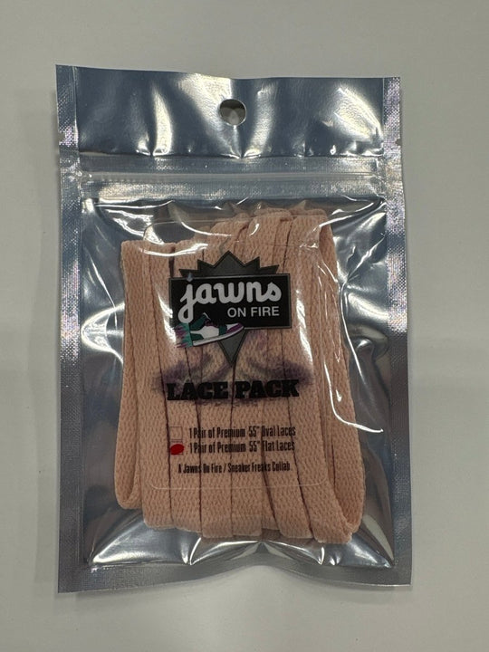 Sneaker Freak Flat Laces - Peaches & Cream - Accessory - Jawns on Fire Sneakers & Shoes