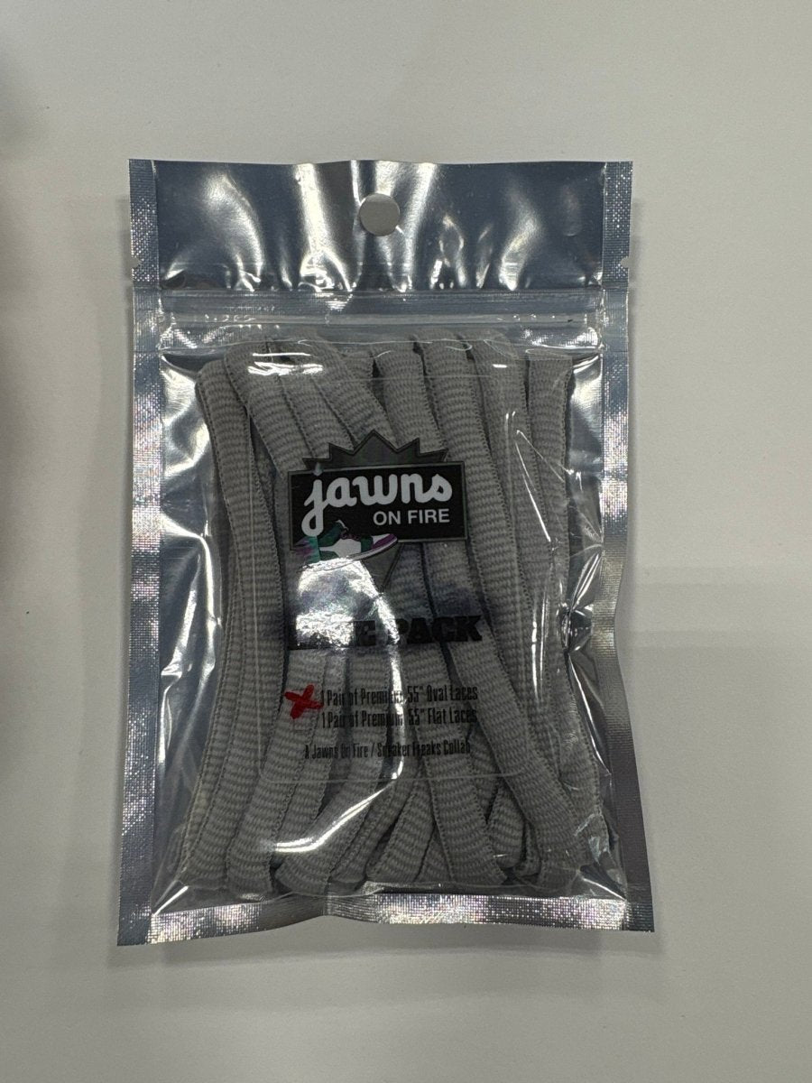 Sneaker Freak Round Laces - Silver - Accessory - Jawns on Fire Sneakers &amp; Shoes