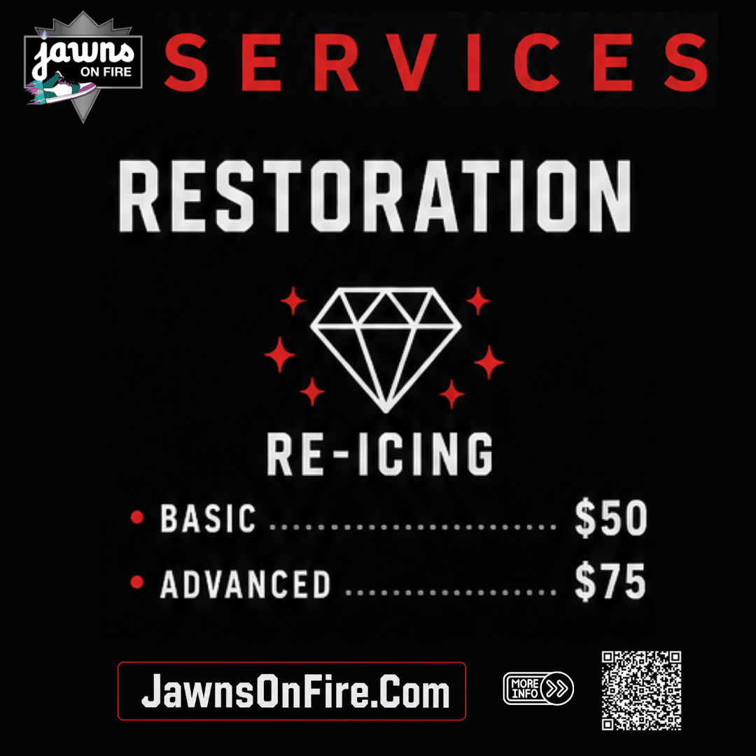 Sneaker Sole Re - Icing Services - Services - Jawns on Fire Sneakers & Shoes