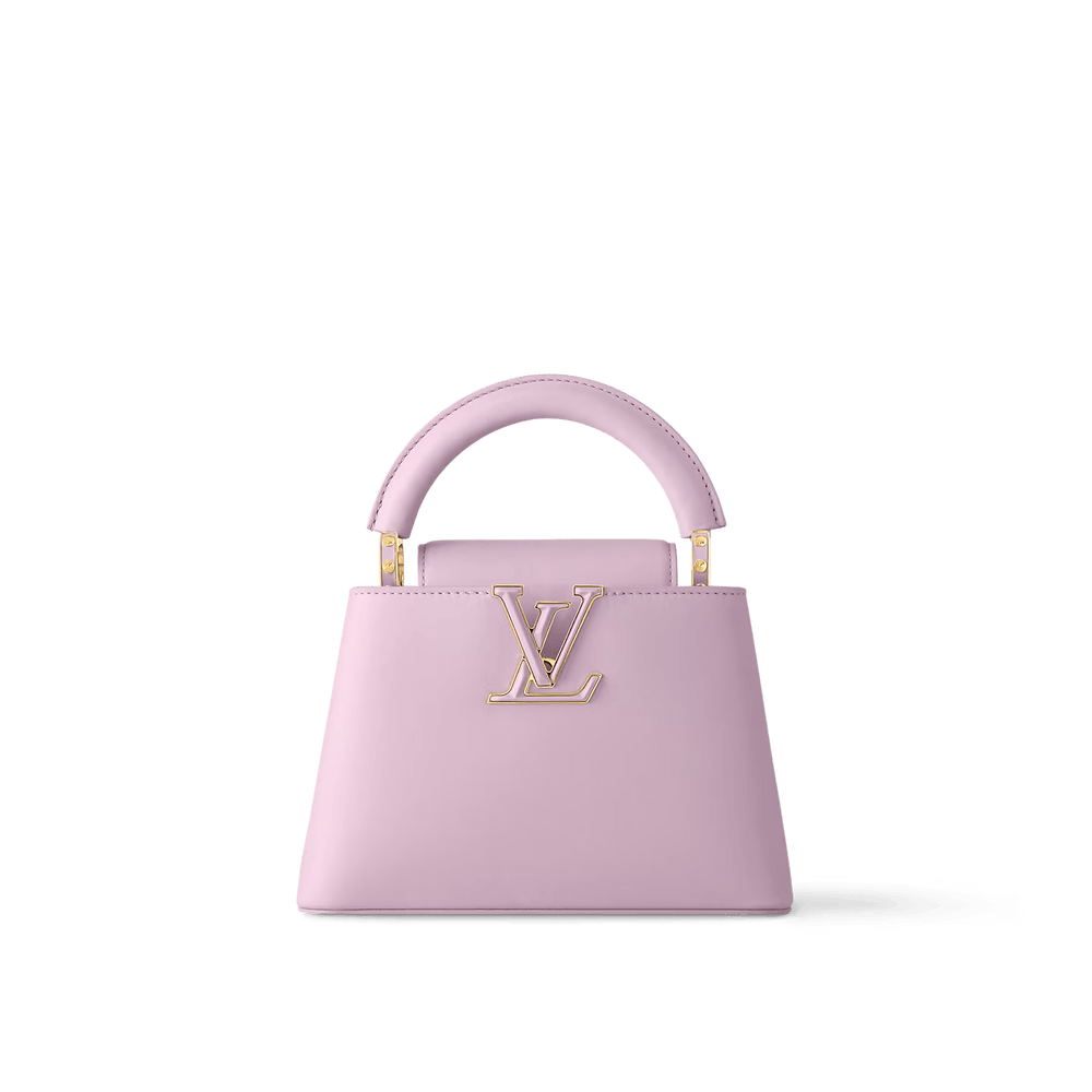 Louis Vuitton Capucines Mini Handbag Wisteria Purple Swarovski Crystals M24704