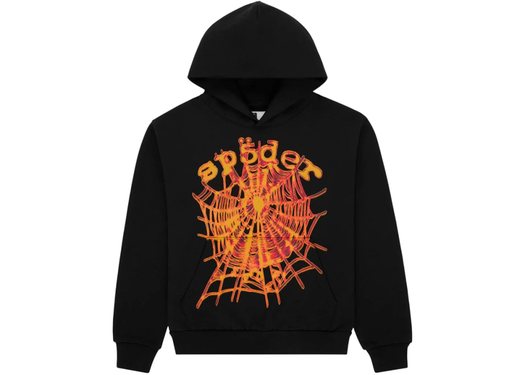 Sp5der OG Web V2 Hoodie Black - Clothing - Mens - Jawns on Fire Sneakers & Shoes