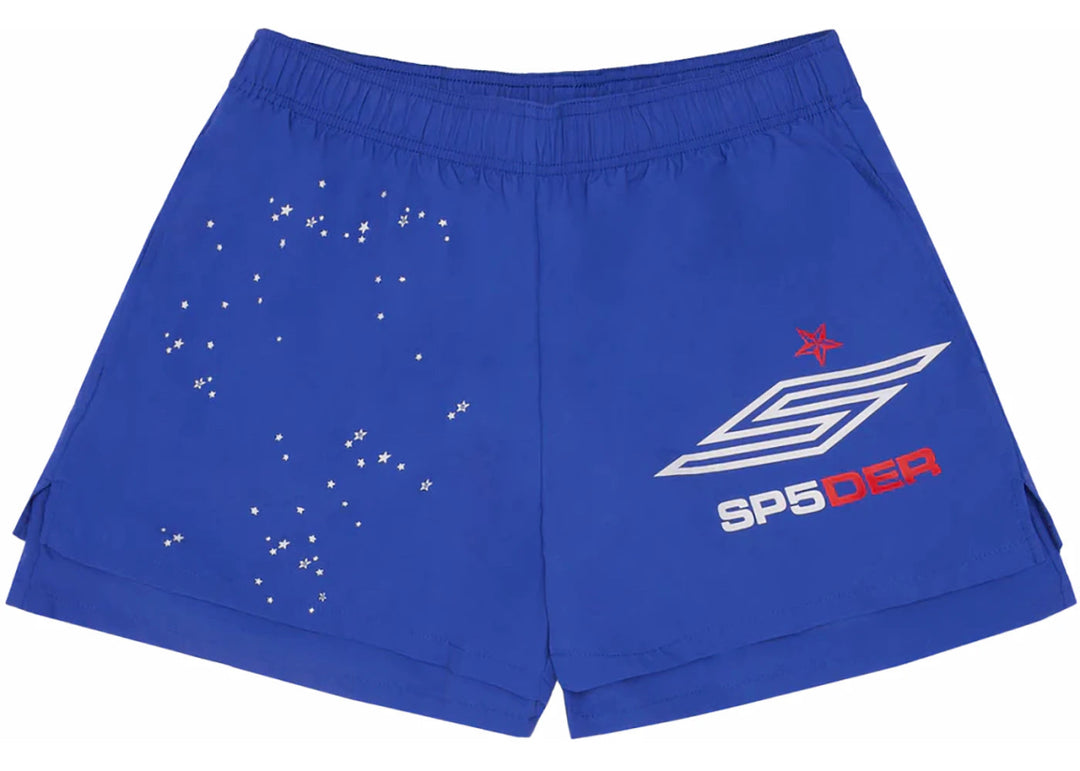 Sp5der Pro Double Layer Short Blue - Clothing - Mens - Jawns on Fire Sneakers & Shoes