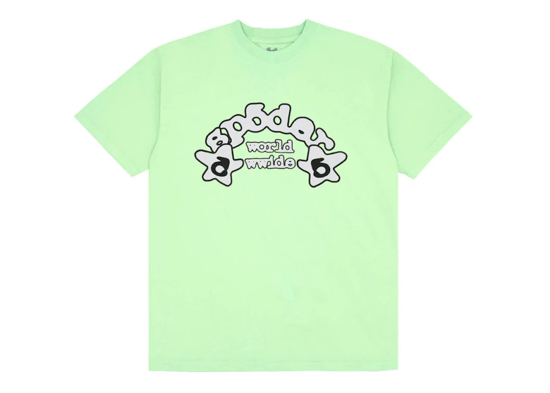 Sp5der Worldwide Tee Slime Green - Clothing - Mens - Jawns on Fire Sneakers &amp; Shoes