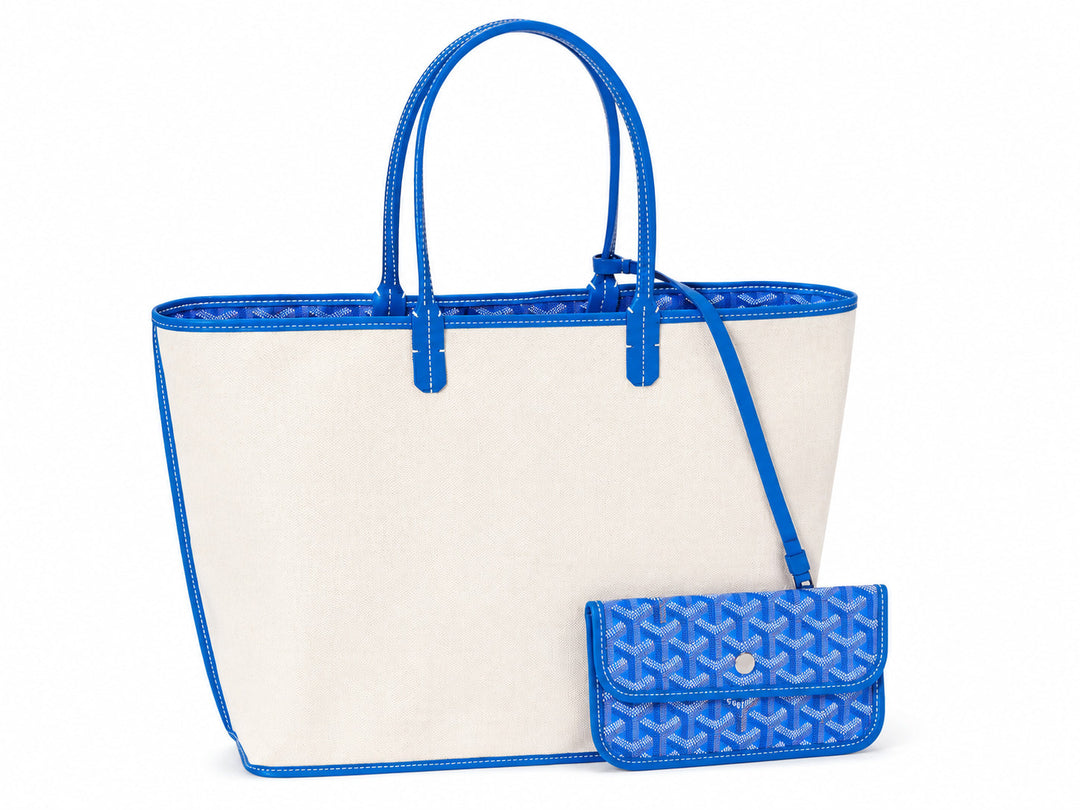 Goyard Sac Hardy Pet Carrier Goyardine PM Sky Blue