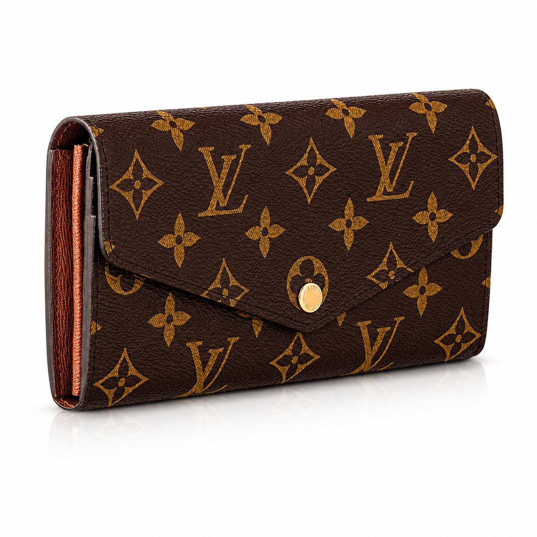 Louis Vuitton Sarah Wallet Monogram Brown