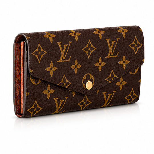 Louis Vuitton Sarah Wallet Monogram Brown