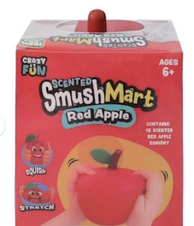 Squeezy Red Apple - Sensory Toys - Jawns on Fire Sneakers & Shoes