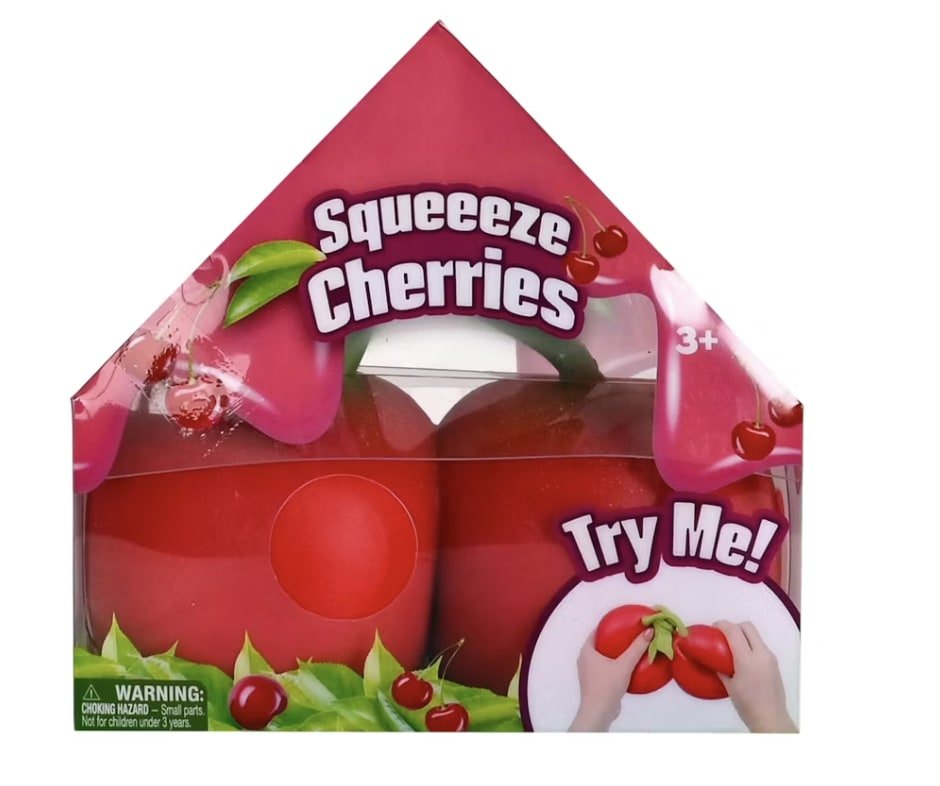 Squishy Cherries - Sensory Toys - Jawns on Fire Sneakers & Shoes