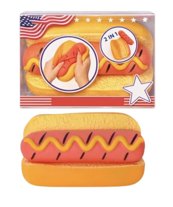 Squishy Hot Dog - Sensory Toys - Jawns on Fire Sneakers & Shoes