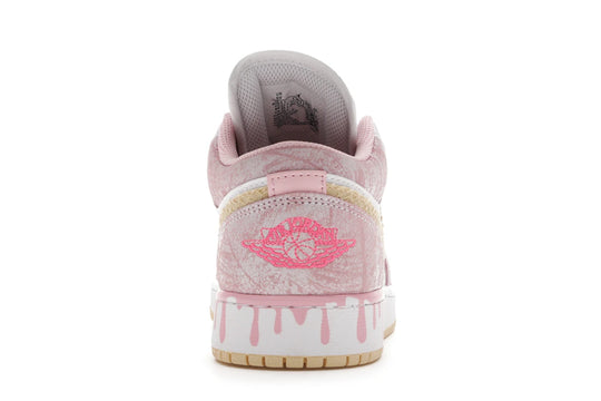 Jordan 1 Low Paint Drip GS 6.5 New