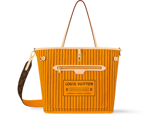 Louis Vuitton Neverfull Bandouliere MM Inside Out Monogram/Jaune Safran M11947