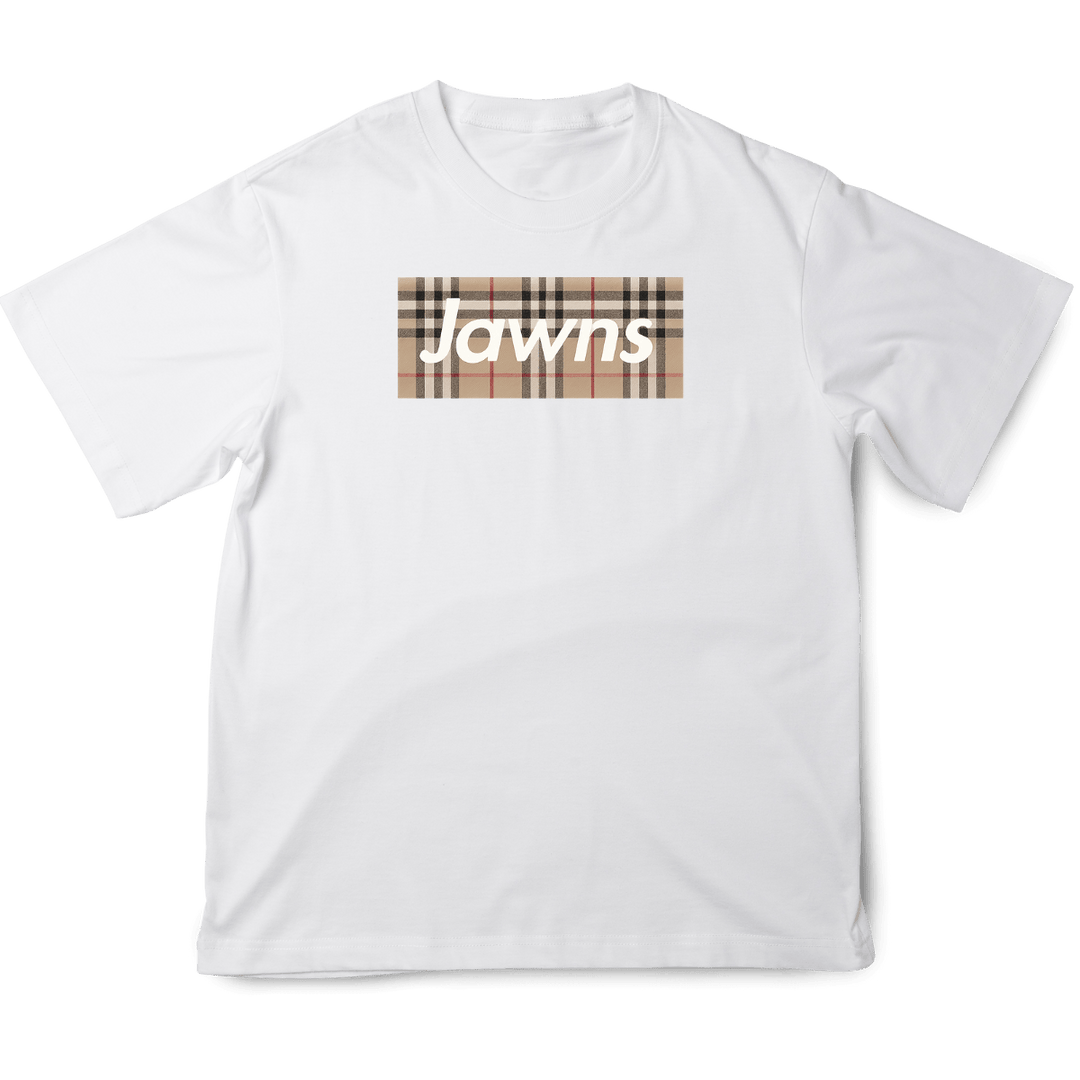 Supreme Burberry Jawns - Original Jawns - White T-Shirt - T-Shirt - Jawns on Fire Sneakers & Shoes