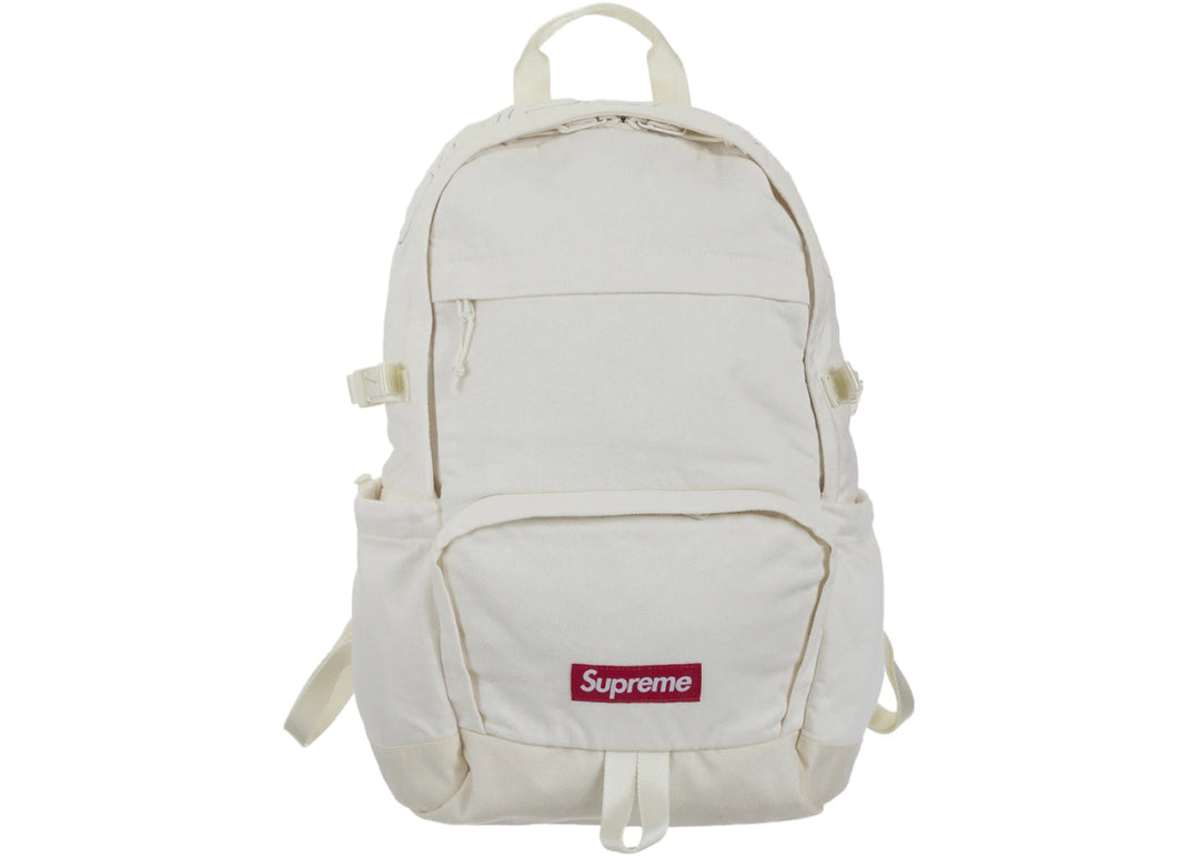 Supreme Denim Backpack White - Handbags - Jawns on Fire Sneakers & Shoes