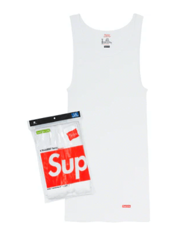 Supreme Hanes Tagless Tank 3 - Pack - T-Shirt - Jawns on Fire Sneakers & Shoes